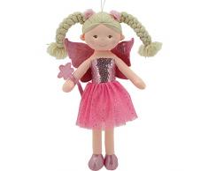 Sweety Toys 11841 Stoffpuppe Fee Plüschtier Prinzessin 60 cm pink