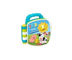 Fisher-Price GFP29 - Tierfreunde Liederbuch Baby Spielzeug und Lernspielzeug Musik und Geräuschen ab 6 Monaten, deutschsprachig