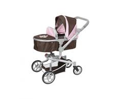 Knorrtoys 90971 - Puppenwagen Boonk - Brown Flower