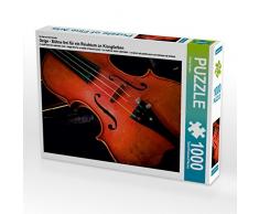 CALVENDO Puzzle Geige - Bühne frei für ein Reichtum an Klangfarben 1000 Teile Lege-Größe 64 x 48 cm Foto-Puzzle Bild von Peter Roder