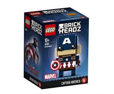 Lego 41589 Brickheadz Captain America, Marvel Spielzeug