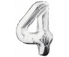 Folienballon im Zahlen-Design, groß, 86,4 cm