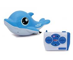 Jamara 410111 RC Water Animals 2,4GHz Delphin – mit Sicherheitsfunktion Schiffsschrauben drehen Sich nur im Wasser, 2 Antriebsmotoren, einfach zu steuern, blau