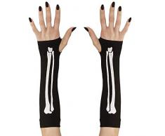 WIDMANN Handschuhe Skelett Erwachsene Halloween
