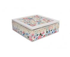 Item Schmuckkästchen Holz Blumen Polster (ld-130270)