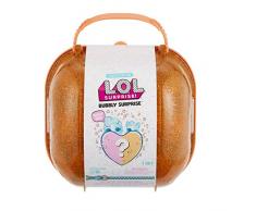 L.O.L. Surprise! 556268E7C Bubbly Surprise Sammelfigur und -Tier in Aufbewahrungsbox, mit Accessoires, orange