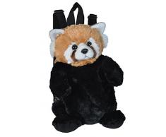 Wild Republic 21091 roter Panda Plüschtier, Kuscheltier, Rucksack, Stofftier, 36 cm, Multi