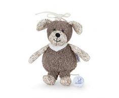 Sterntaler Spieluhr, Stofftier Hund Hanno, Integriertes Spielwerk, Größe: S, Braun