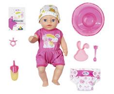 Zapf Creation 827789 BABY born Soft Touch Little Girl Puppe mit Funktionen und Zubehör 36 cm, Online Verpackung