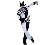 Rubie s Offizielles Dark Jester Halloween Circus, Erwachsene Kostüm – Standard Größe