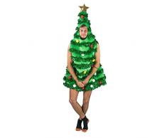 Bodysocks Fancy Dress Erwachsenen Weihnachtsbaum Kostüm
