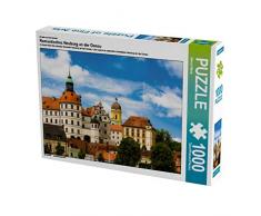 CALVENDO Puzzle Romantisches Neuburg an der Donau 1000 Teile Lege-Größe 64 x 48 cm Foto-Puzzle Bild von Marcel Wenk