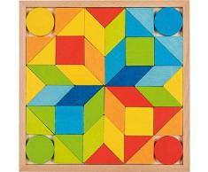 GOKI Puzzles 3DPuzzles mit Rahmen, Mosaik, Mehrfarbig (1)