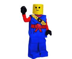Dress Up America Halloween Kinder Block Ninja Mann Kostüm Outfit blau