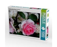 CALVENDO Puzzle Wunderschöne Rosen im Garten 1000 Teile Lege-Größe 48 x 64 cm Foto-Puzzle Bild von Martina Cross