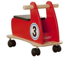 Millhouse Zoomster Racer Holz Rutscher (rot und schwarz) D