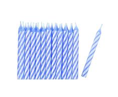 amscan 9900754 Streifen Kerzen