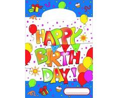 Procos 80864 Geschenktüten 6 Stck, Bunt