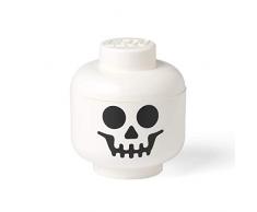 LEGO 40321728 Skelettkopf – Große Aufbewahrungsbox, weiß