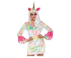 Leg Avenue 8672401101 Verzaubertes Einhorn Kleid mit reißverschluss, Damen Karneval Kostüm Fasching, Mehrfarbig, Größe S (EUR34-36)