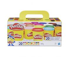 Play-Doh Super Farbenset (20er Pack), Knete für fantasievolles und kreatives Spielen