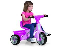FEBER - Evolutionäres Dreirad Baby plus Music Musikspielzeug für Mädchen von 9 Monaten bis 3 Jahren, pink (Famosa 800010210)