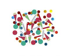 amscan 9904419 Konfetti My School Start, Mehrfarbig