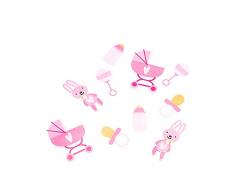 Givi Italia 51037 Papier Konfetti Baby Girl Gr. 14, Mehrfarbig