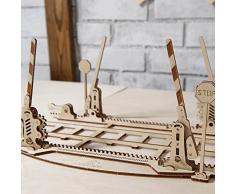 Rails von ugears: selbstfahrend Modular Mechanische Modell, 3D Holz Puzzle für Selbstmontage ohne Klebstoff, Gehirnakrobatik für Kinder, Jugendliche und Erwachsene