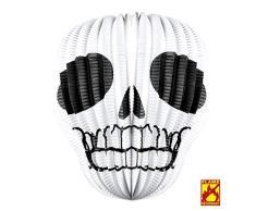 Widmann 95749 Totenkopf Lampion, Unisex – Erwachsene, Weiß, 25 cm