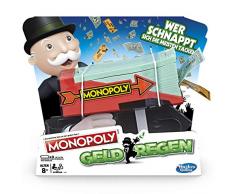 Hasbro Gaming E3037100 Monopoly Geldregen, Familienspiel mit Geldblaster, Multicolor