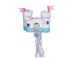 Amscan P33455 - Pinata Schloss, ca. 33 x 28 x 25 cm zum Befüllen