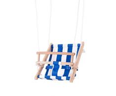 John 45008 blau weiß gestreift Babyschaukel Kinderschaukel