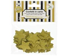 Givi Italia 45515 Star Glitzer Konfetti Gold Mehrfarbig, 3 cm