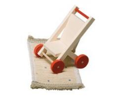 Rülke Holzspielzeug 22005 Puppenhauszubehör, holzfarben, rot