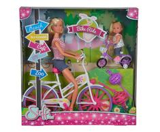 Simba 105733045 Steffi Love Bike Ride Puppe