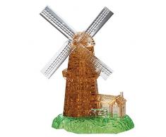 HCM Kinzel Crystal Puzzle 59169 - Windmühle, 3D-Puzzle
