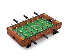 BAKAJI- Tischfußball Biliardino aus MDF mit rutschfesten Füßen, Farbe verchromt, 2816397