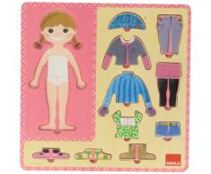 Goula d53108 verkleiden Mädchen Holz Puzzle
