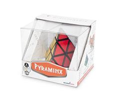 Mefferts 501256 - Geduldspiel Pyraminx 3D-Puzzle in attraktiver Geschenkverpackung ab 7 Jahren