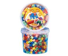 Hama 8573 - Maxi Bügelperlen Dose mit ca. 600 Maxiperlen, volltonmix 2