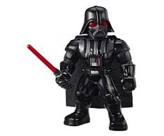25 cm große Star Wars Galaxy Heroes Mega Mighties Darth Vader Action-Figur mit Lichtschwert-Accessoire, Spielzeug für Kinder ab 3 Jahren