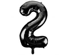 Unique Party Folienballon im Zahlen-Design, groß, 86,4 cm