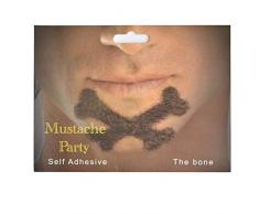 Gifts 4 All Occasions Limited SHATCHI-858 Schnurrbart/Schnurrbart/selbstklebend für Kostümpartys, Halloween, Weltbuch, Pirat, Schwarz