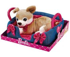 Lelly Barbie Pets Plüsch Spielzeug mit weichem Hundesofa Hundebett (braun)