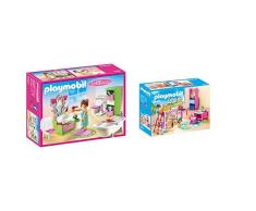 Playmobil 5307 - Romantik-Bad & 9270 - Fröhliches Kinderzimmer