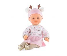 Corolle FPJ94 Bébé Calin Babypuppe, rosa, weiß, 30 cm