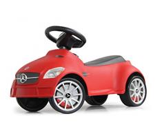 Jamara 460205 - Rutscher Mercedes SLK55AMG rot – Kippschutz, Flüsterreifen, echte Scheinwerferattrappen, Hupe, dem Original nachempfundenen Kühlergrill, offiziell lizenziert, wertige Verarbeitung