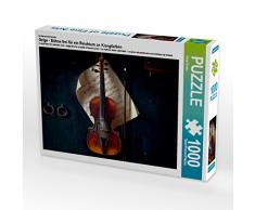 CALVENDO Puzzle Geige - Bühne frei für ein Reichtum an Klangfarben 1000 Teile Lege-Größe 64 x 48 cm Foto-Puzzle Bild von Peter Roder