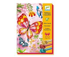 Djeco Kreativ Set Glitzerbilder Butterflies Glitter / Glitzerbilderset Schmetterlinge